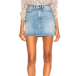 Frame Elsden studded denim skirt. Size 27. NWT